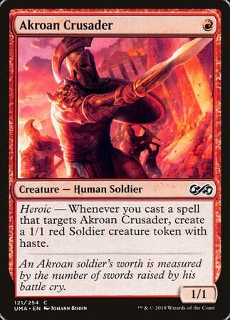 Akroan Crusader [Ultimate Masters] MTG Single Magic: The Gathering  | Multizone: Comics And Games