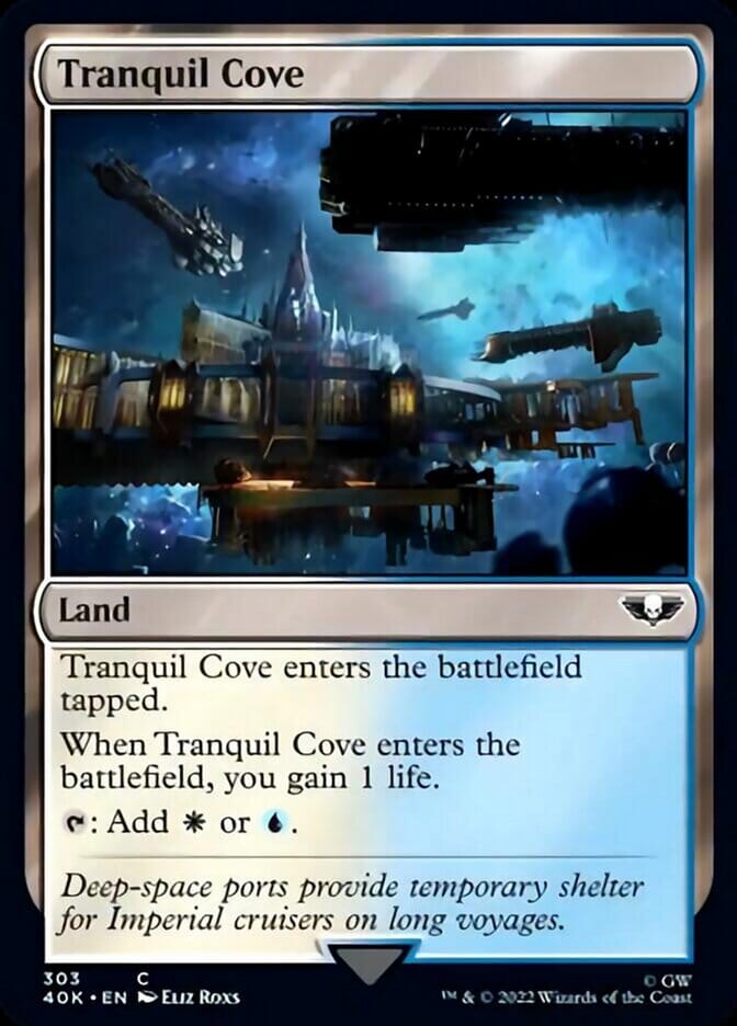 Tranquil Cove [Universes Beyond: Warhammer 40,000] MTG Single Magic: The Gathering  | Multizone: Comics And Games