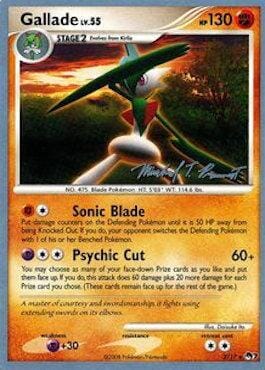 Gallade LV.55 (2/17) (Boltevoir - Michael Pramawat) [World Championships 2010] Pokemon Single Pokémon  | Multizone: Comics And Games