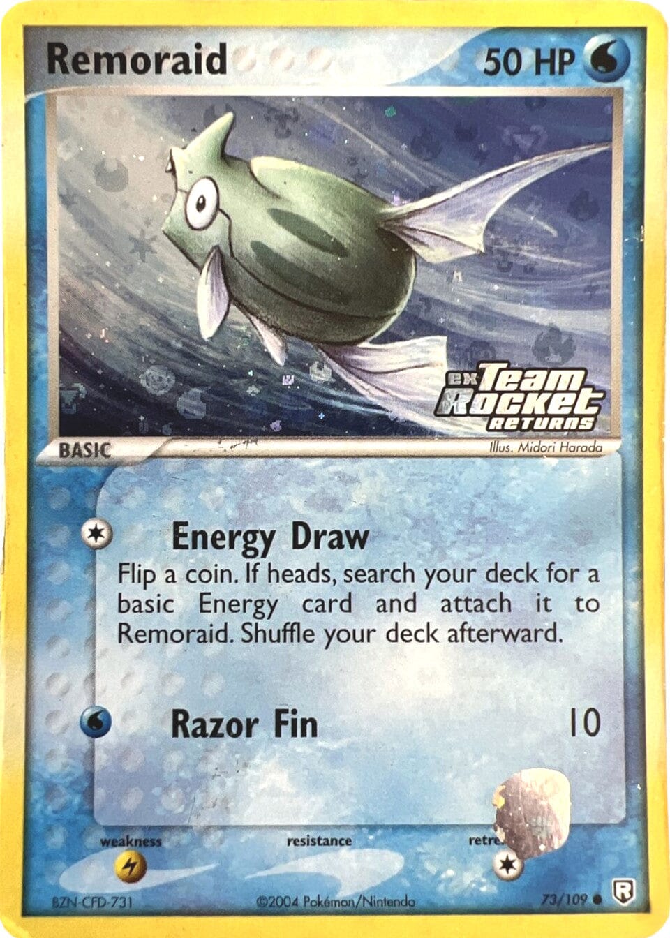 Remoraid (73/109) (Stamped) [EX: Team Rocket Returns] Pokemon Single Pokémon  | Multizone: Comics And Games