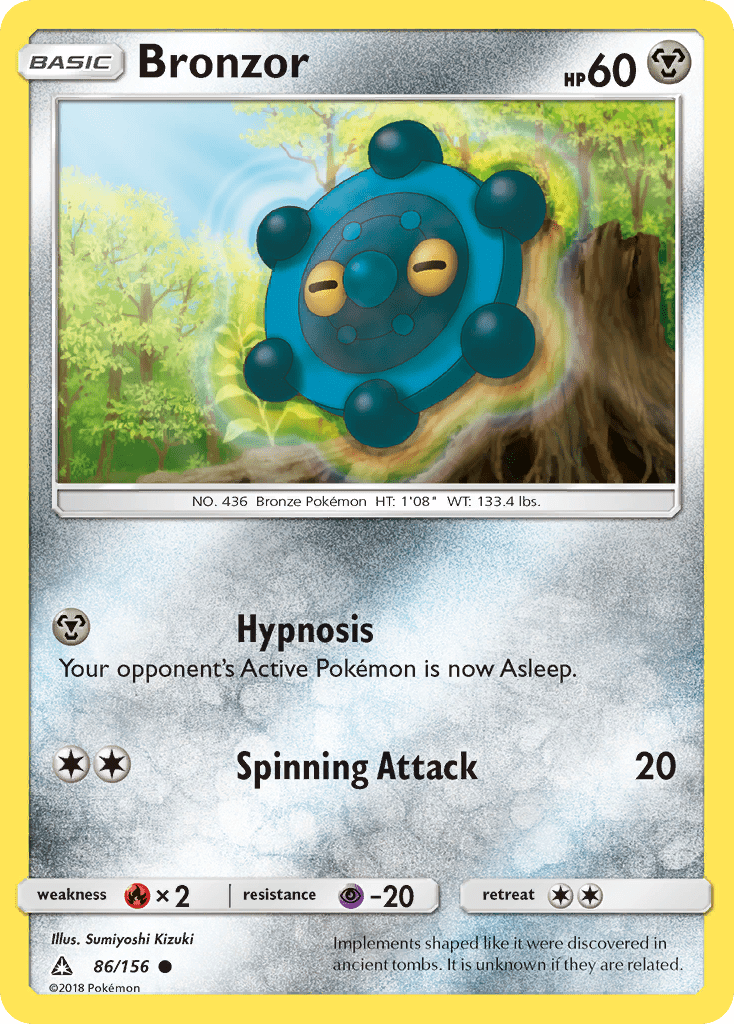 Bronzor (86/156) [Sun & Moon: Ultra Prism] Pokemon Single Pokémon  | Multizone: Comics And Games