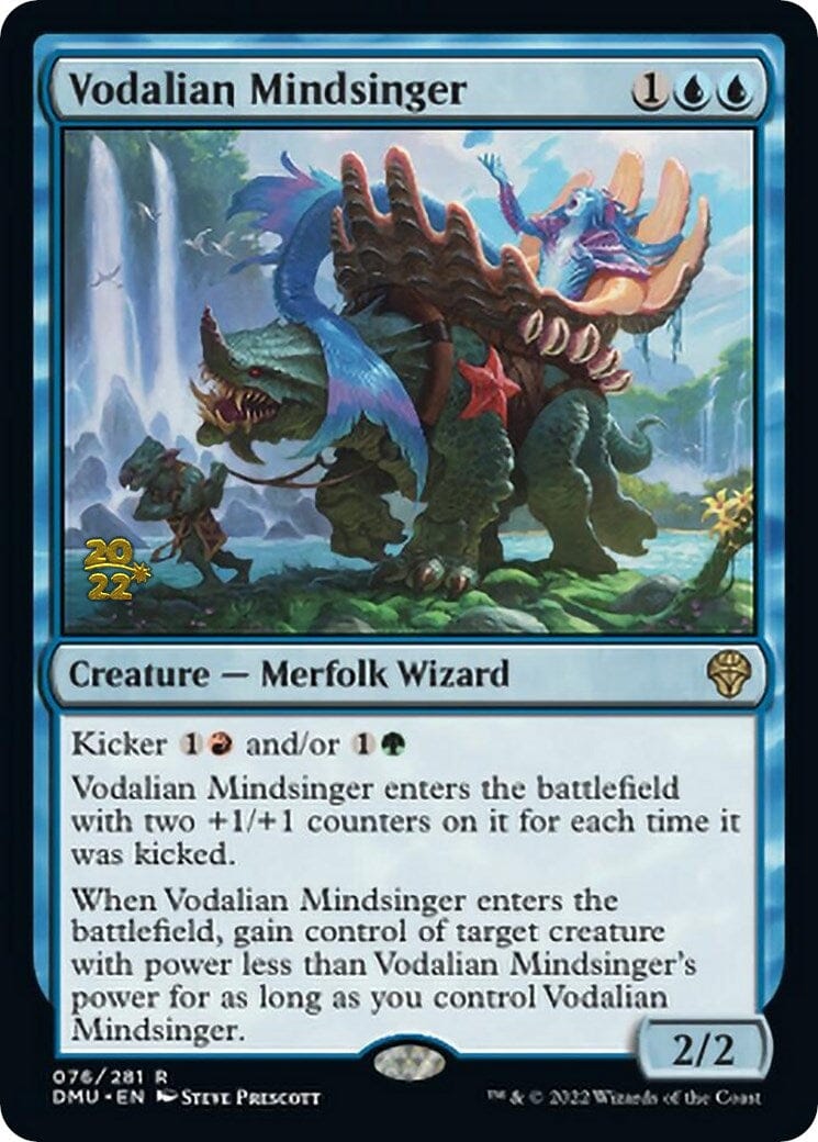Vodalian Mindsinger [Dominaria United Prerelease Promos] MTG Single Magic: The Gathering  | Multizone: Comics And Games