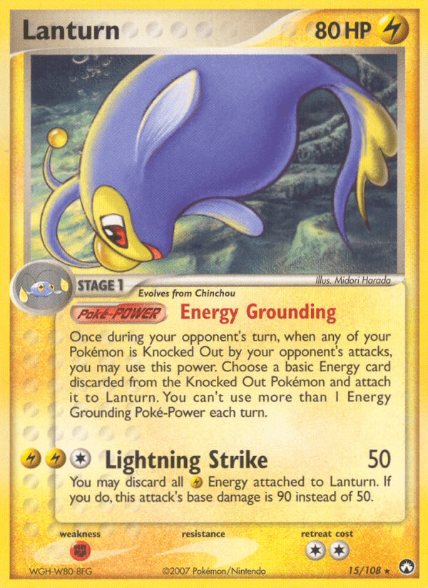 Lanturn (15/108) [EX: Power Keepers] Pokemon Single Pokémon  | Multizone: Comics And Games