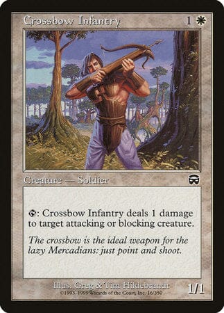 Crossbow Infantry [Mercadian Masques] MTG Single Magic: The Gathering  | Multizone: Comics And Games