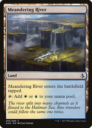 Meandering River [Amonkhet] MTG Single Magic: The Gathering  | Multizone: Comics And Games