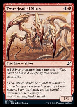 Two-Headed Sliver [Time Spiral Remastered] MTG Single Magic: The Gathering  | Multizone: Comics And Games