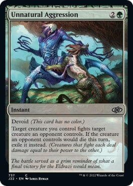 Unnatural Aggression [Jumpstart 2022] MTG Single Magic: The Gathering  | Multizone: Comics And Games