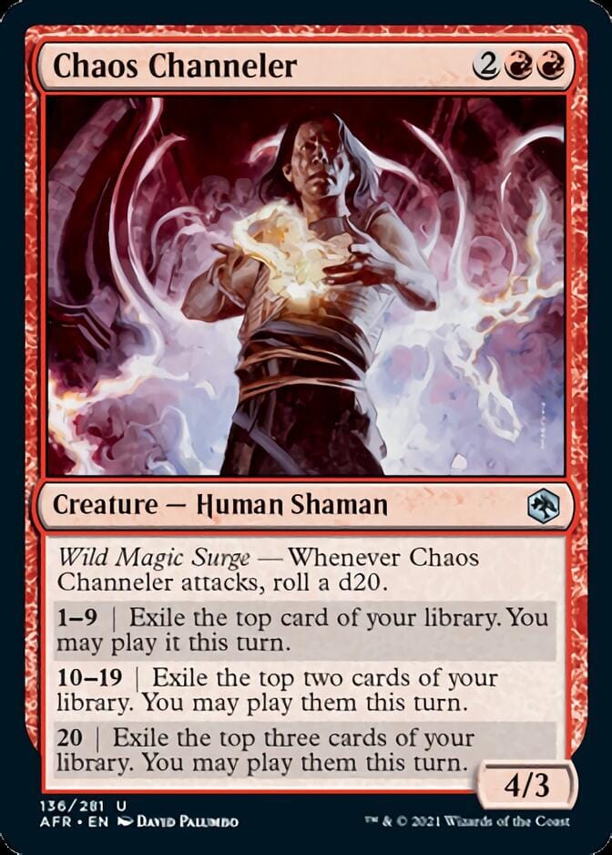 Chaos Channeler [Dungeons & Dragons: Adventures in the Forgotten Realms] MTG Single Magic: The Gathering  | Multizone: Comics And Games