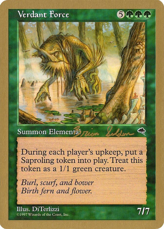 Verdant Force (Brian Selden) [World Championship Decks 1998] MTG Single Magic: The Gathering  | Multizone: Comics And Games