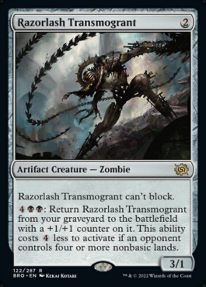 Razorlash Transmogrant [The Brothers' War] MTG Single Magic: The Gathering  | Multizone: Comics And Games