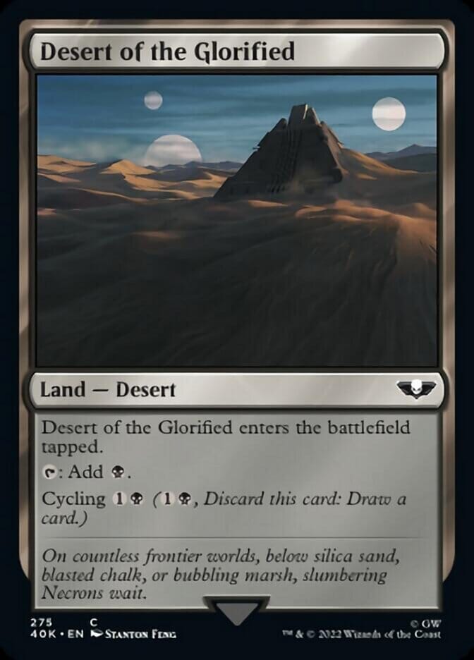 Desert of the Glorified [Universes Beyond: Warhammer 40,000] MTG Single Magic: The Gathering  | Multizone: Comics And Games