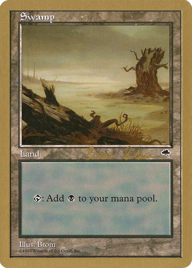 Swamp (bs340) (Brian Selden) [World Championship Decks 1998] MTG Single Magic: The Gathering  | Multizone: Comics And Games