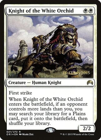 Knight of the White Orchid [Magic Origins Promos] MTG Single Magic: The Gathering  | Multizone: Comics And Games