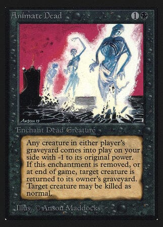 Animate Dead (CE) [Collectors’ Edition] MTG Single Magic: The Gathering  | Multizone: Comics And Games