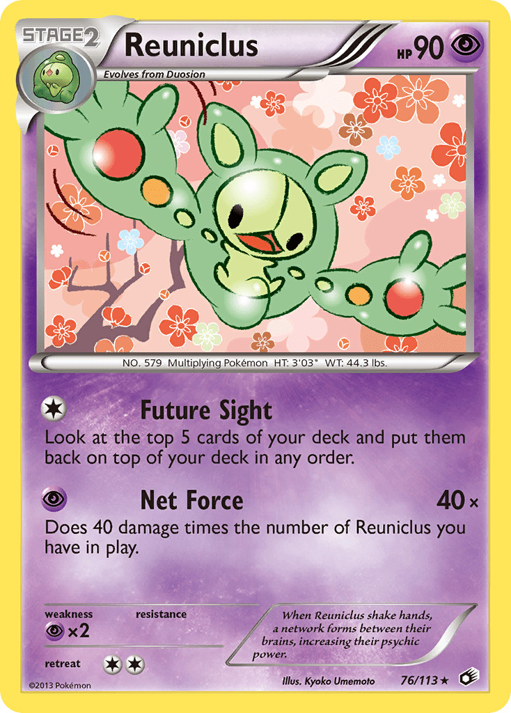 Reuniclus (76/113) [Black & White: Legendary Treasures] Pokemon Single Pokémon  | Multizone: Comics And Games