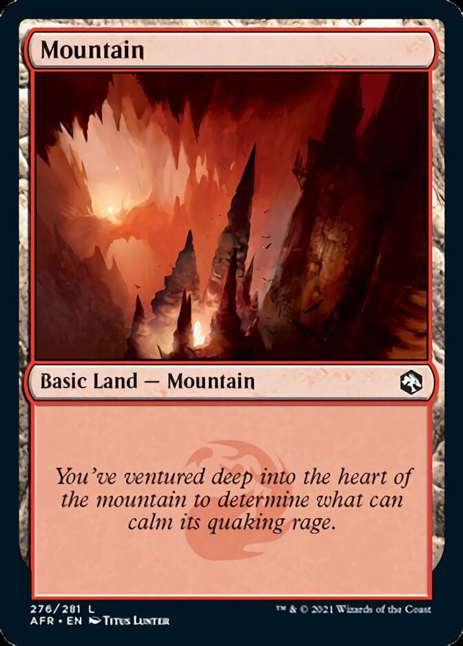 Mountain (276) [Dungeons & Dragons: Adventures in the Forgotten Realms] MTG Single Magic: The Gathering  | Multizone: Comics And Games