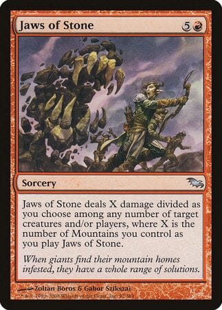 Jaws of Stone [Shadowmoor] MTG Single Magic: The Gathering  | Multizone: Comics And Games