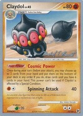 Claydol LV.45 (15/106) (Boltevoir - Michael Pramawat) [World Championships 2010] Pokemon Single Pokémon  | Multizone: Comics And Games