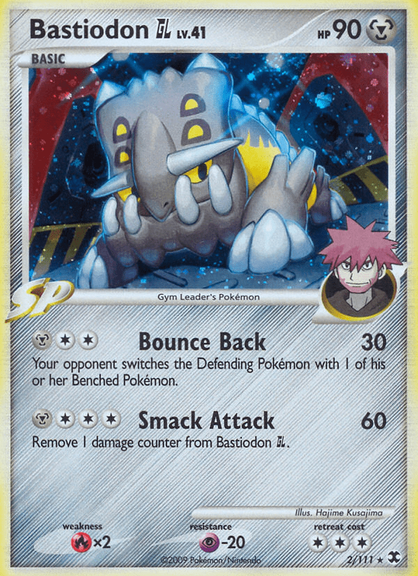 Bastiodon GL (2/111) [Platinum: Rising Rivals] Pokemon Single Pokémon  | Multizone: Comics And Games