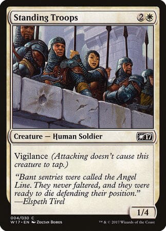 Standing Troops [Welcome Deck 2017] MTG Single Magic: The Gathering  | Multizone: Comics And Games