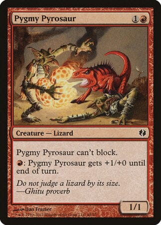Pygmy Pyrosaur [Duel Decks: Venser vs. Koth] MTG Single Magic: The Gathering  | Multizone: Comics And Games