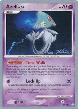 Azelf LV.55 (19/146) (Luxdrill - Stephen Silvestro) [World Championships 2009] Pokemon Single Pokémon  | Multizone: Comics And Games
