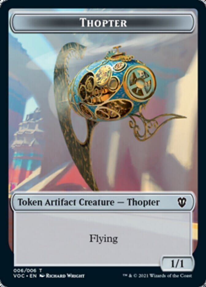 Spirit (003) // Thopter Double-sided Token [Innistrad: Crimson Vow Commander Tokens] MTG Single Magic: The Gathering  | Multizone: Comics And Games