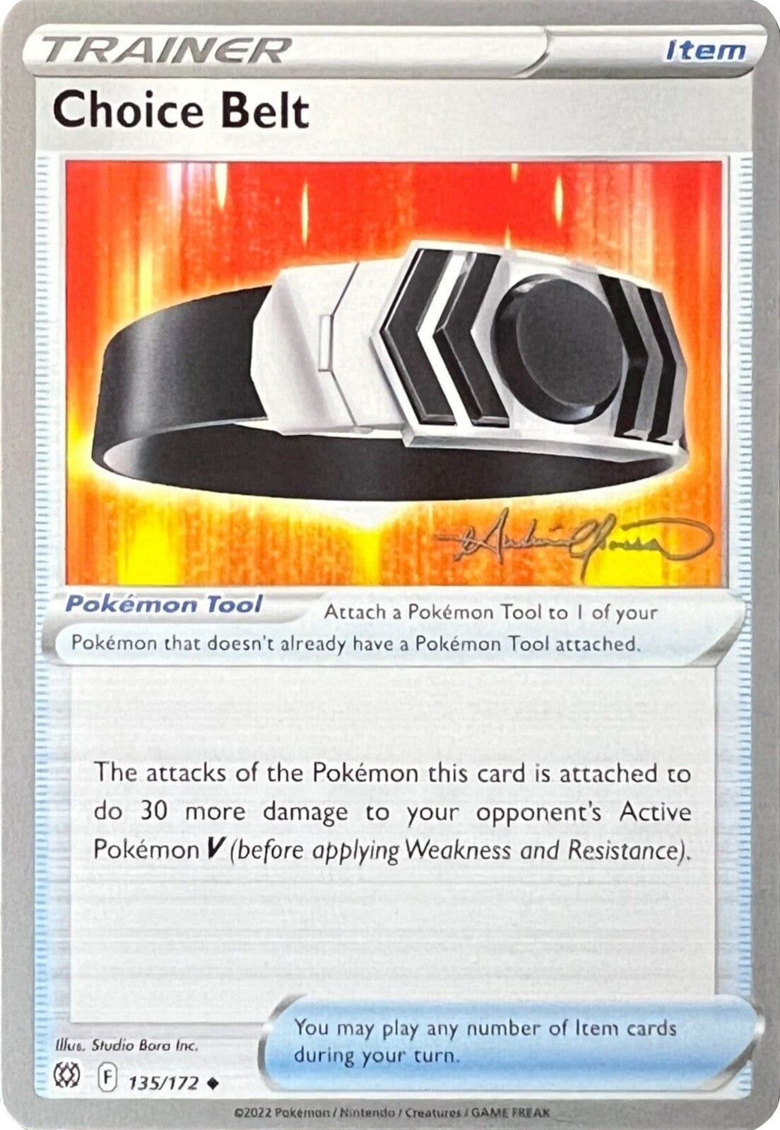 Choice Belt (135/172) (The Shape of Mew - Andre Chiasson) [World Championships 2022] Pokemon Single Pokémon  | Multizone: Comics And Games