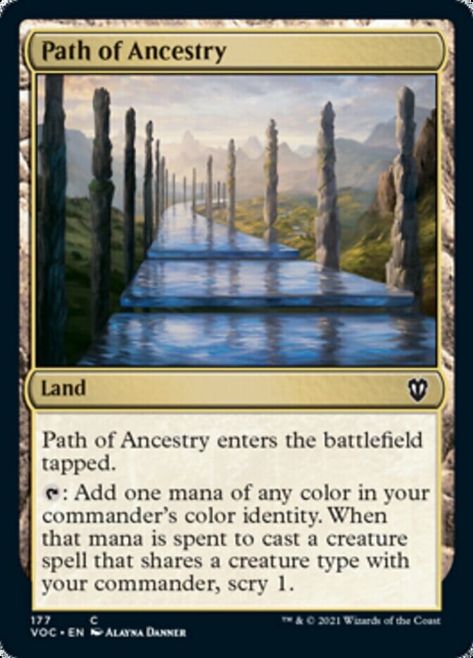 Path of Ancestry [Innistrad: Crimson Vow Commander] MTG Single Magic: The Gathering  | Multizone: Comics And Games
