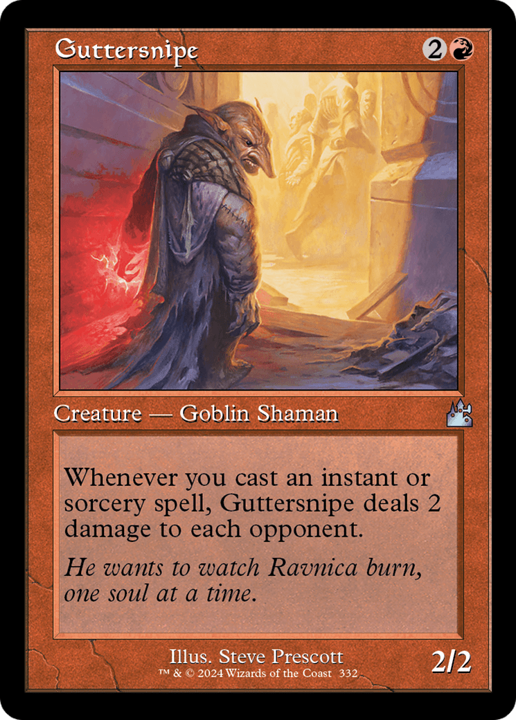 Guttersnipe (Retro Frame) [Ravnica Remastered] MTG Single Magic: The Gathering  | Multizone: Comics And Games