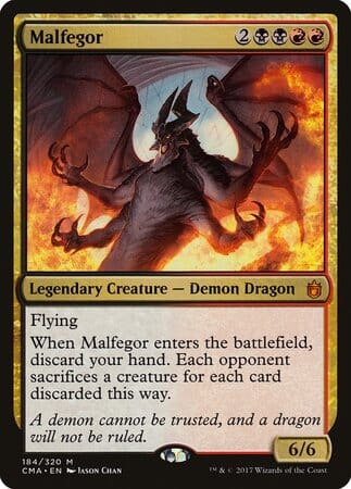 Malfegor [Commander Anthology] MTG Single Magic: The Gathering  | Multizone: Comics And Games