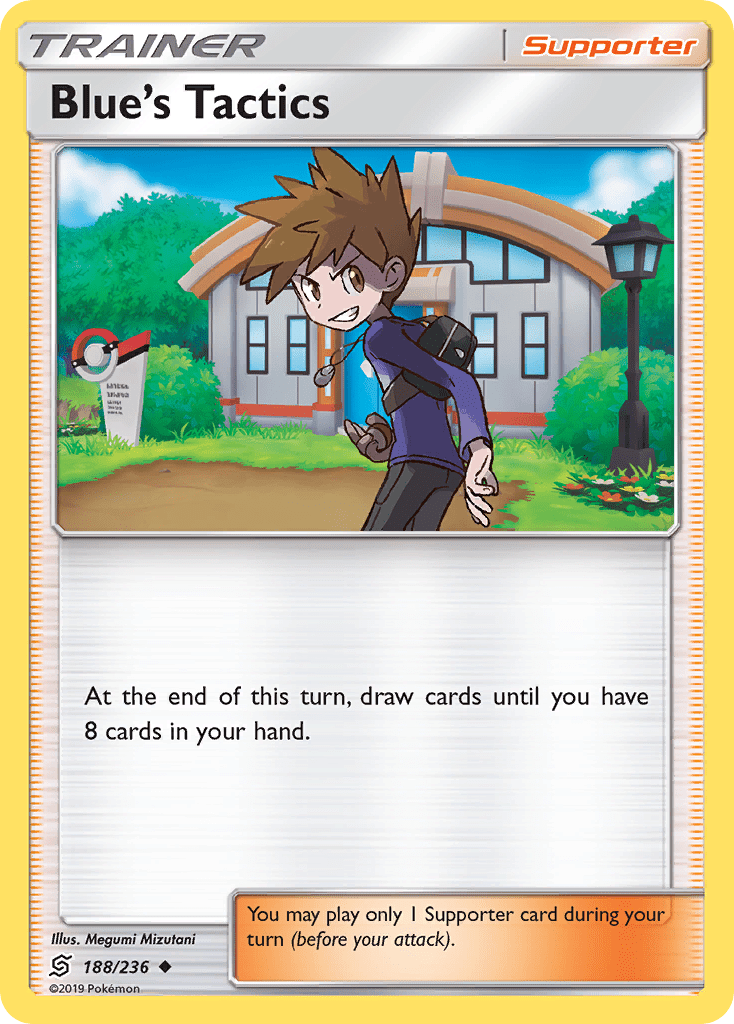 Blue's Tactics (188/236) [Sun & Moon: Unified Minds] Pokemon Single Pokémon  | Multizone: Comics And Games