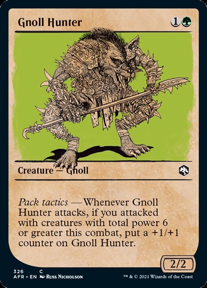 Gnoll Hunter (Showcase) [Dungeons & Dragons: Adventures in the Forgotten Realms] MTG Single Magic: The Gathering  | Multizone: Comics And Games