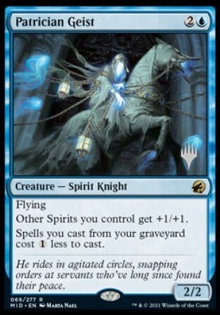 Patrician Geist (Promo Pack) [Innistrad: Midnight Hunt Promos] MTG Single Magic: The Gathering  | Multizone: Comics And Games