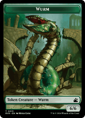 Bird // Wurm Double-Sided Token [Ravnica Remastered Tokens] MTG Single Magic: The Gathering  | Multizone: Comics And Games