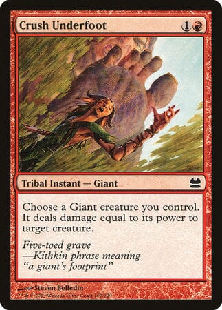 Crush Underfoot [Modern Masters] MTG Single Magic: The Gathering  | Multizone: Comics And Games