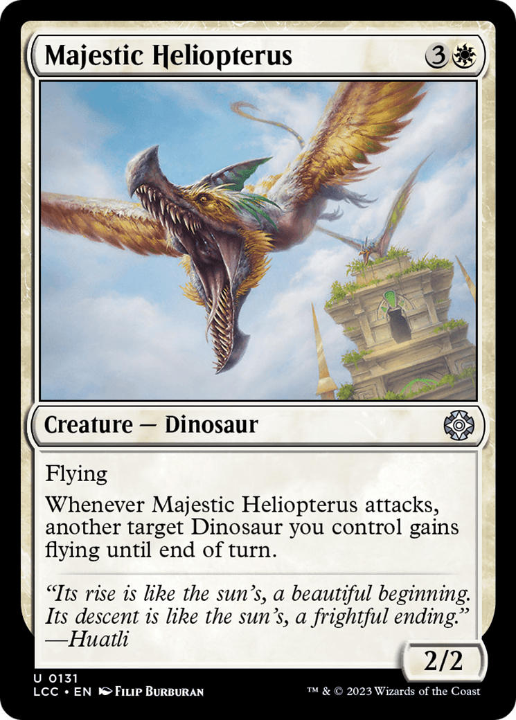 Majestic Heliopterus [The Lost Caverns of Ixalan Commander] MTG Single Magic: The Gathering  | Multizone: Comics And Games
