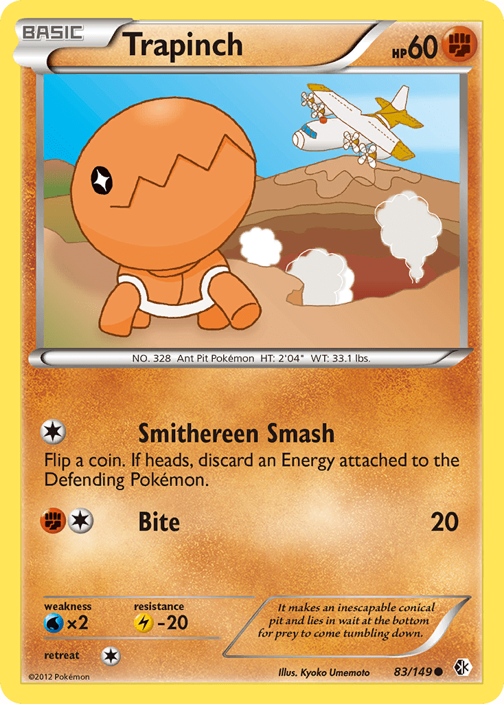 Trapinch (83/149) [Black & White: Boundaries Crossed] Pokemon Single Pokémon  | Multizone: Comics And Games
