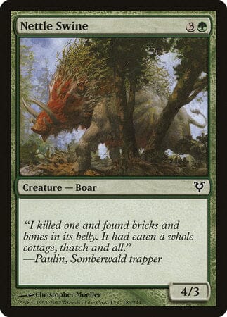 Nettle Swine [Avacyn Restored] MTG Single Magic: The Gathering  | Multizone: Comics And Games