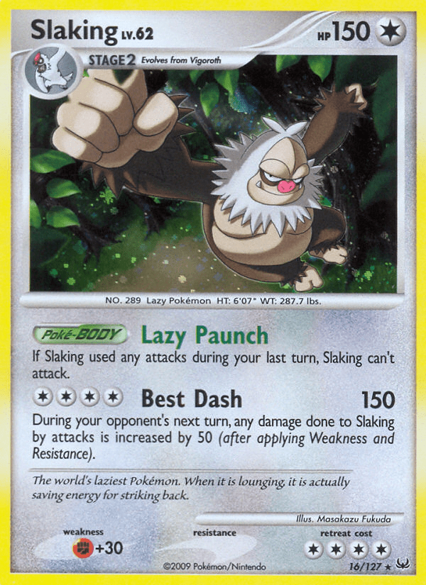 Slaking (16/127) [Platinum: Base Set] Pokemon Single Pokémon  | Multizone: Comics And Games