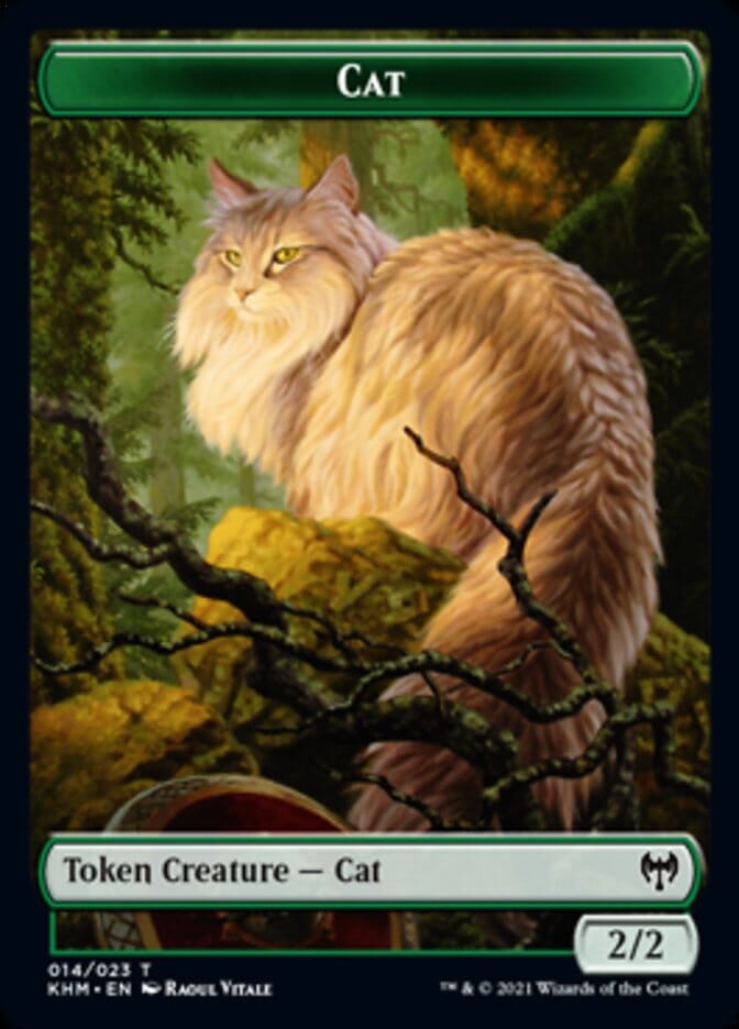 Cat Token [Kaldheim Tokens] MTG Single Magic: The Gathering  | Multizone: Comics And Games