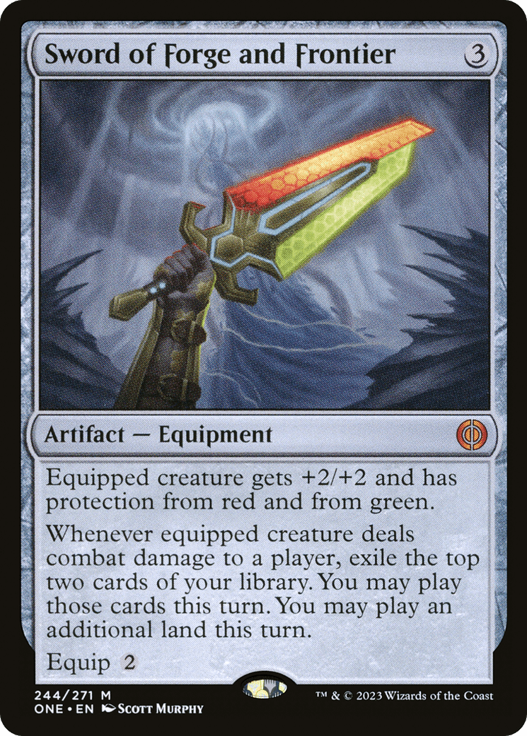 Sword of Forge and Frontier [Phyrexia: All Will Be One] MTG Single Magic: The Gathering  | Multizone: Comics And Games