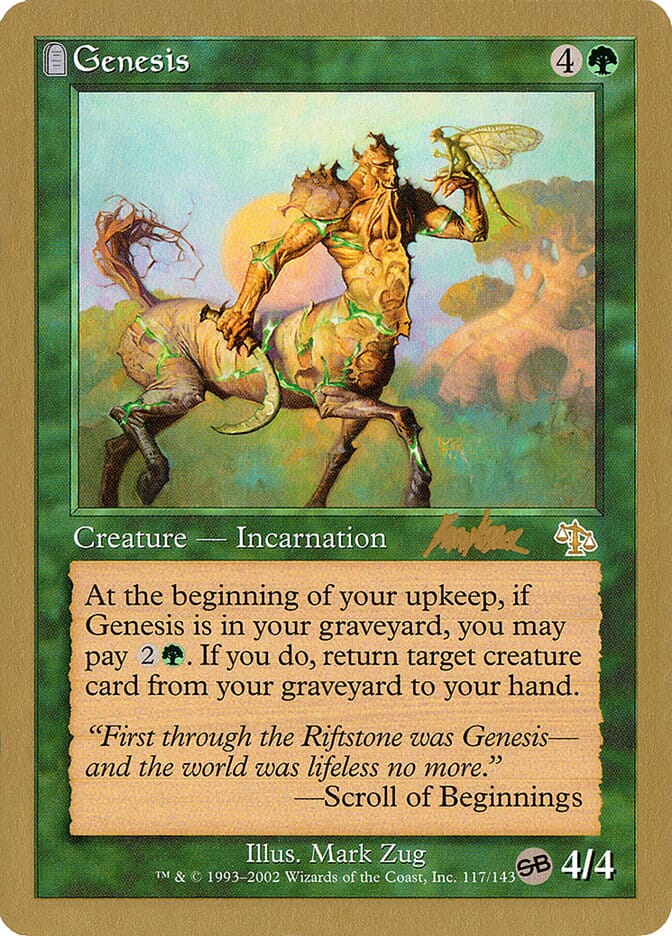 Genesis (Brian Kibler) (SB) [World Championship Decks 2002] MTG Single Magic: The Gathering  | Multizone: Comics And Games