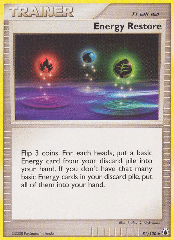 Energy Restore (81/100) [Diamond & Pearl: Majestic Dawn] Pokemon Single Pokémon  | Multizone: Comics And Games