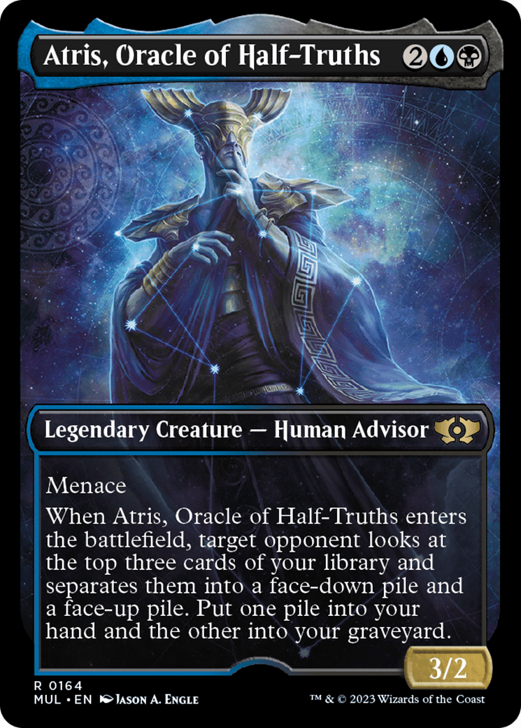 Atris, Oracle of Half-Truths (Halo Foil) [Multiverse Legends] MTG Single Magic: The Gathering  | Multizone: Comics And Games