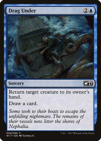 Drag Under [Welcome Deck 2017] MTG Single Magic: The Gathering  | Multizone: Comics And Games