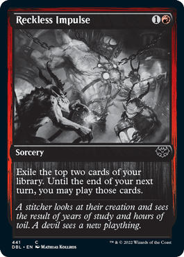 Reckless Impulse [Innistrad: Double Feature] MTG Single Magic: The Gathering  | Multizone: Comics And Games