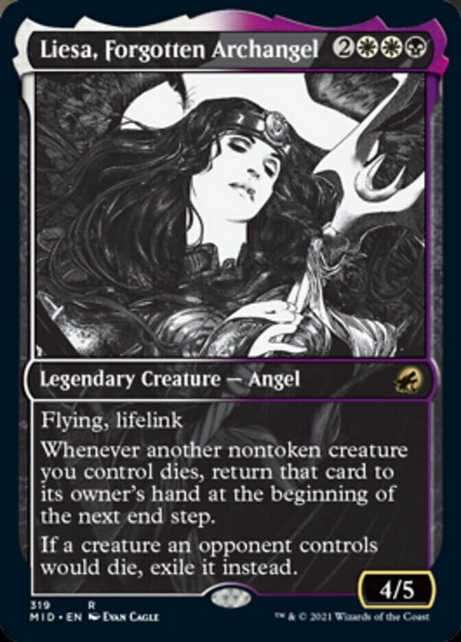 Liesa, Forgotten Archangel (Showcase Eternal Night) [Innistrad: Midnight Hunt] MTG Single Magic: The Gathering  | Multizone: Comics And Games