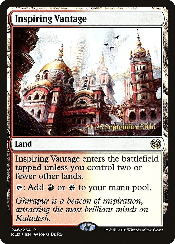 Inspiring Vantage [Kaladesh Prerelease Promos] MTG Single Magic: The Gathering  | Multizone: Comics And Games