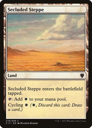 Secluded Steppe [Commander 2017] MTG Single Magic: The Gathering  | Multizone: Comics And Games